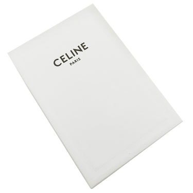セリーヌ CELINE ジップ付きカードホルダー キュイル トリオンフ ブラック カーフ シャイニーカーフスキン カードケース ゴールド金具 黒 コインケース フラグメントケース