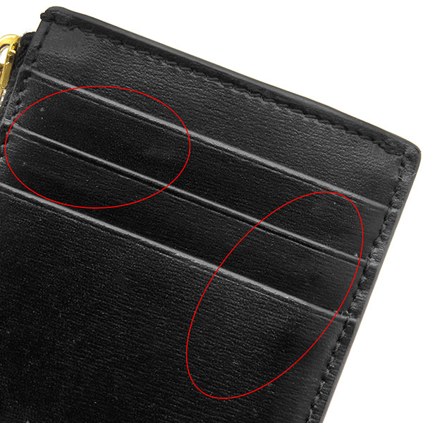 セリーヌ CELINE ジップ付きカードホルダー キュイル トリオンフ