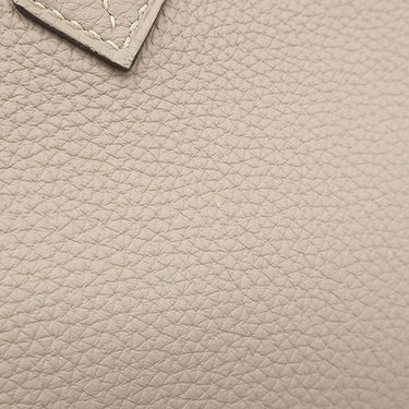 エルメス HERMES バーキン30 トゥルティエールグレー トゴ ハンドバッグ シルバー金具 グレージュ