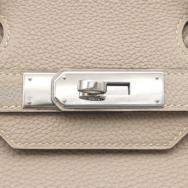 エルメス HERMES バーキン30 トゥルティエールグレー トゴ ハンドバッグ シルバー金具 グレージュ