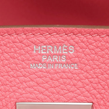 エルメス HERMES バーキン30 ローズリップスティック トゴ ハンドバッグ シルバー金具