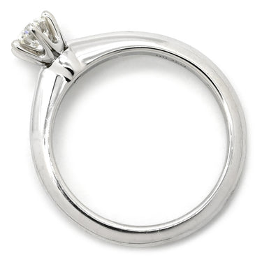 ティファニー Tiffany & Co ソリティア ダイヤリング プラチナシルバー Pt950 ダイヤモンド リング 指輪 T＆Co. 一粒 1P 立爪 0.26ct 7号