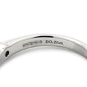 ティファニー Tiffany & Co ソリティア ダイヤリング プラチナシルバー Pt950 ダイヤモンド リング 指輪 T＆Co. 一粒 1P 立爪 0.26ct 7号