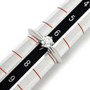 ティファニー Tiffany & Co ソリティア ダイヤリング プラチナシルバー Pt950 ダイヤモンド リング 指輪 T＆Co. 一粒 1P 立爪 0.26ct 7号