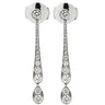 ティファニー Tiffany & Co ジャズ ドロップ ダイヤ ピアス プラチナシルバー Pt950 ダイヤモンド ピアス T＆Co. プラチナム PT