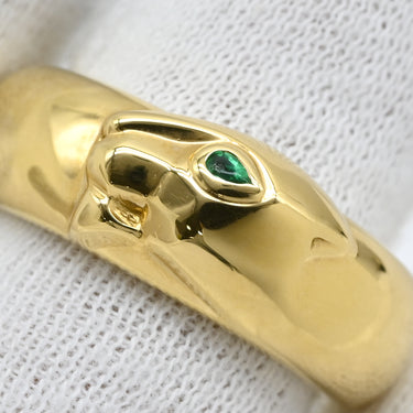 カルティエ Cartier パンテール ドゥ カルティエ リング イエローゴールド K18YG #56(JP16) リング 指輪 Cartier パンサー Au750 18K YG 16号