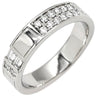 ハリーウィンストン Harry Winston トラフィック アクセント バンドリング WBDPPCBZS10 プラチナシルバー Pt950 ダイヤモンド リング 指輪 ダイヤモンド プラチナ パヴェダイヤ 16石 18号