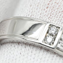 ハリーウィンストン Harry Winston トラフィック アクセント バンドリング WBDPPCBZS10 プラチナシルバー Pt950 ダイヤモンド リング 指輪 ダイヤモンド プラチナ パヴェダイヤ 16石 18号