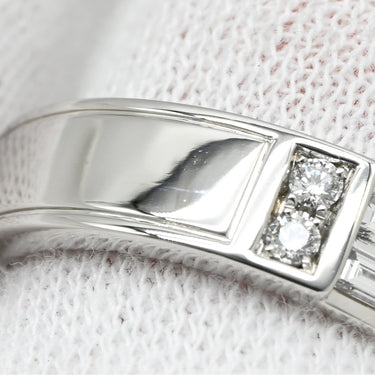 ハリーウィンストン Harry Winston トラフィック アクセント バンドリング WBDPPCBZS10 プラチナシルバー Pt950 ダイヤモンド リング 指輪 ダイヤモンド プラチナ パヴェダイヤ 16石 18号