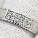 ハリーウィンストン Harry Winston トラフィック アクセント バンドリング WBDPPCBZS10 プラチナシルバー Pt950 ダイヤモンド リング 指輪 ダイヤモンド プラチナ パヴェダイヤ 16石 18号