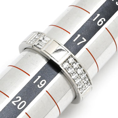 ハリーウィンストン Harry Winston トラフィック アクセント バンドリング WBDPPCBZS10 プラチナシルバー Pt950 ダイヤモンド リング 指輪 ダイヤモンド プラチナ パヴェダイヤ 16石 18号