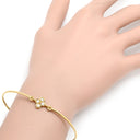 カルティエ Cartier ヒンドゥ イエローゴールド K18YG ダイヤモンド ブレスレット 4P 4石 4粒 ダイヤ K18YG Au750 18K 18金 フラワー 花 ロータス 蓮モチーフ