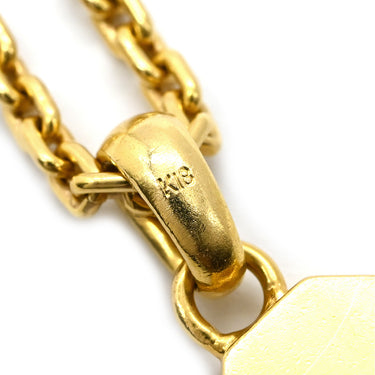 ルイヴィトン LOUIS VUITTON オクタゴン ネックレス イエローゴールド K18YG ネックレス LOUIS VUITTON Au750 18K 18金 8角形 リンクチェーン