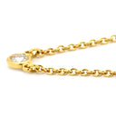 ティファニー Tiffany & Co バイザヤード シングルダイヤモンド ペンダント イエローゴールド K18YG ダイヤモンド ネックレス T&Co. 1P 1石 1粒 エルサペレッティ