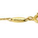 ティファニー Tiffany & Co バイザヤード シングルダイヤモンド ペンダント イエローゴールド K18YG ダイヤモンド ネックレス T&Co. 1P 1石 1粒 エルサペレッティ