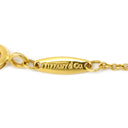 ティファニー Tiffany & Co バイザヤード シングルダイヤモンド ペンダント イエローゴールド K18YG ダイヤモンド ネックレス T&Co. 1P 1石 1粒 エルサペレッティ