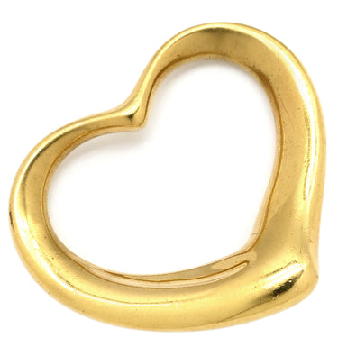 ティファニー Tiffany & Co オープンハート イエローゴールド K18YG ペンダントトップ エルサペレッティ ネックレストップ 18K 750 YG