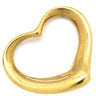 ティファニー Tiffany & Co オープンハート イエローゴールド K18YG ペンダントトップ エルサペレッティ ネックレストップ 18K 750 YG