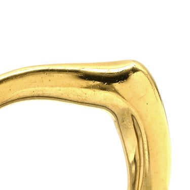 ティファニー Tiffany & Co オープンハート イエローゴールド K18YG ペンダントトップ エルサペレッティ ネックレストップ 18K 750 YG