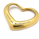 ティファニー Tiffany & Co オープンハート イエローゴールド K18YG ペンダントトップ エルサペレッティ ネックレストップ 18K 750 YG