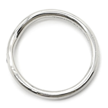 ティファニー Tiffany & Co カーブリング ダイヤ プラチナシルバー Pt950 ダイヤモンド リング 指輪 PT ダイヤモンド V エルサペレッティ 6号