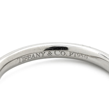 ティファニー Tiffany & Co カーブリング ダイヤ プラチナシルバー Pt950 ダイヤモンド リング 指輪 PT ダイヤモンド V エルサペレッティ 6号