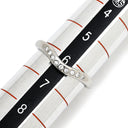 ティファニー Tiffany & Co カーブリング ダイヤ プラチナシルバー Pt950 ダイヤモンド リング 指輪 PT ダイヤモンド V エルサペレッティ 6号