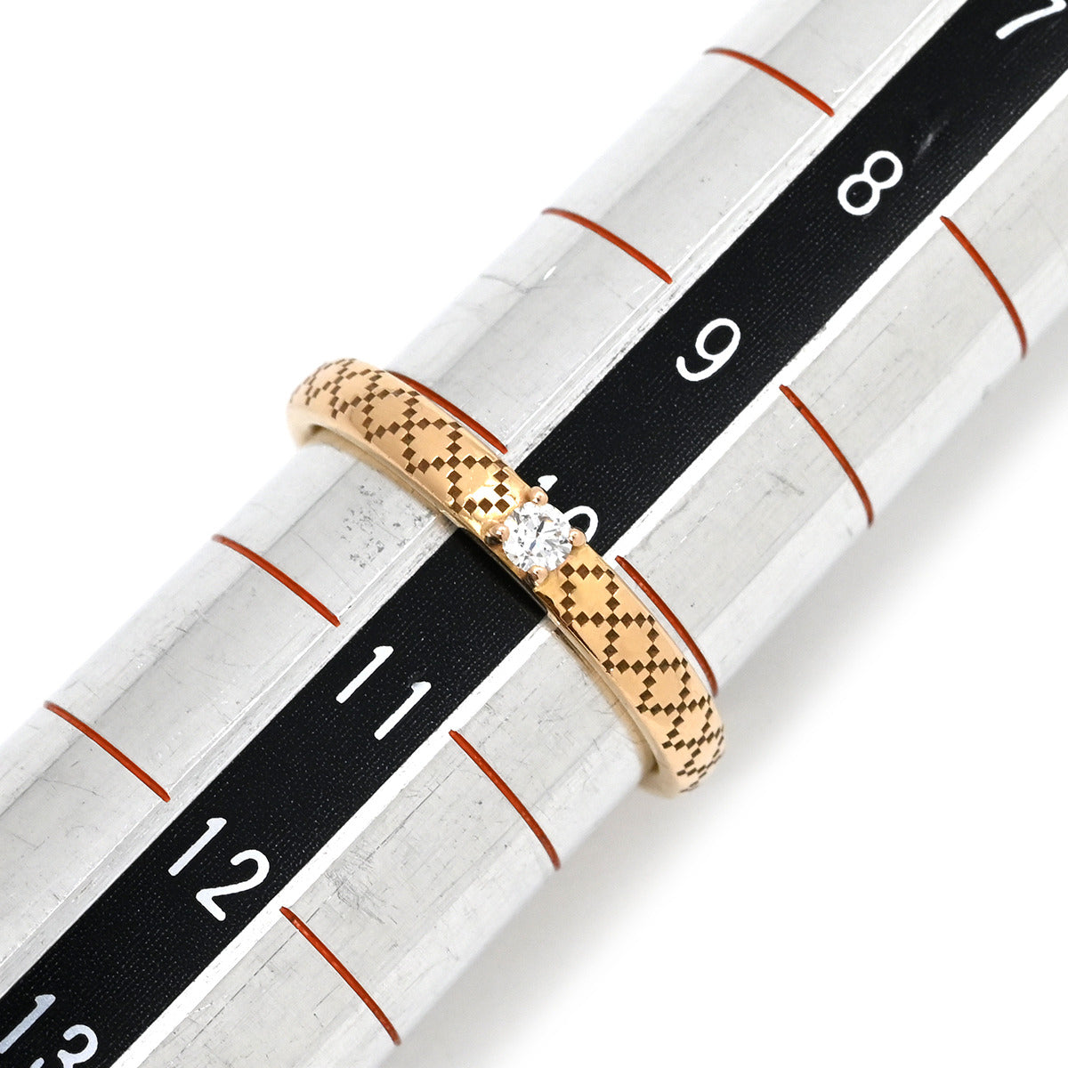 グッチ GUCCI ディアマンティッシマ リング ダイヤ ピンクゴールド #11