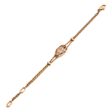 ブルガリ BVLGARI セルペンティ アメジスト ピンクゴールド K18PG アメジスト ブレスレット 18K 750 PG アメシスト