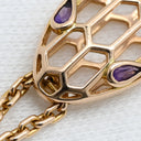 ブルガリ BVLGARI セルペンティ アメジスト ピンクゴールド K18PG アメジスト ブレスレット 18K 750 PG アメシスト