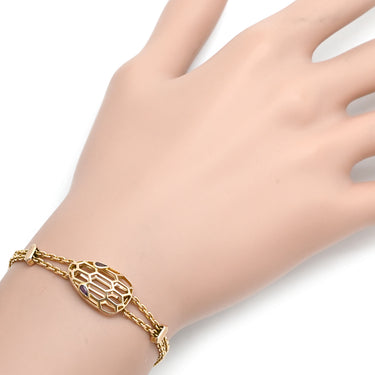 ブルガリ BVLGARI セルペンティ アメジスト ピンクゴールド K18PG アメジスト ブレスレット 18K 750 PG アメシスト