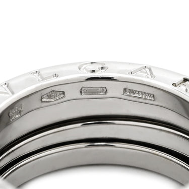 ブルガリ BVLGARI ビーゼロワン B-zero1 2バンド ホワイトゴールド K18WG #49 リング 指輪 BVLGARI K18WG Au750 18K 18金 8.5号