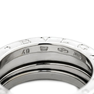 ブルガリ BVLGARI ビーゼロワン B-zero1 2バンド ホワイトゴールド K18WG #49 リング 指輪 BVLGARI K18WG Au750 18K 18金 8.5号