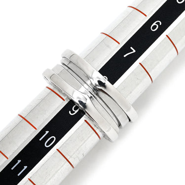 ブルガリ BVLGARI ビーゼロワン B-zero1 2バンド ホワイトゴールド K18WG #49 リング 指輪 BVLGARI K18WG Au750 18K 18金 8.5号