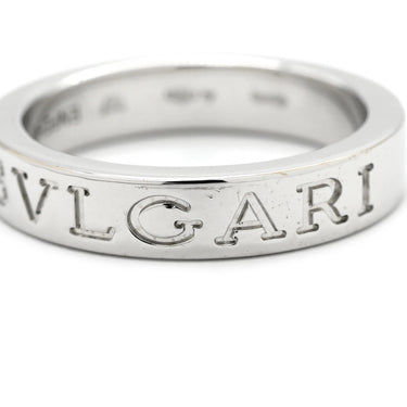 ブルガリ BVLGARI ブルガリブルガリ ダブルロゴ AN853348 ホワイトゴールド K18WG ダイヤモンド リング 指輪 18K 750AU 1Pダイヤモンド 11.5号