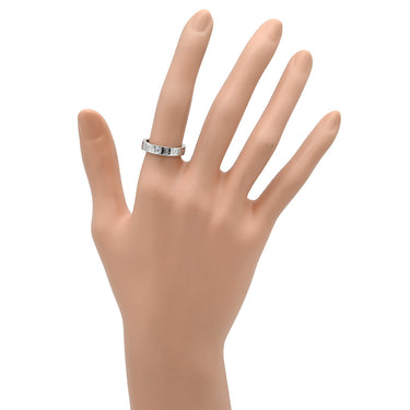 ブルガリ BVLGARI ブルガリブルガリ ダブルロゴ AN853348 ホワイトゴールド K18WG ダイヤモンド リング 指輪 18K 750AU 1Pダイヤモンド 11.5号