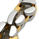 ショパール CHOPARD ハッピーダイヤモンド ハート 82/8401-20 イエローゴールド×シルバー K18YG ステンレススチール ダイヤモンド リング 指輪 K18YG×SS Au750 ムービング 1P 9号