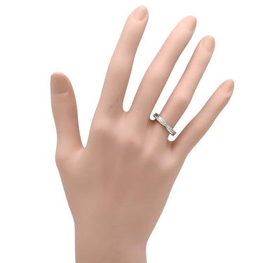 ハリーウィンストン Harry Winston トリスト ワンロウ WBDPRD1RTST プラチナシルバー Pt950 ダイヤモンド リング 指輪 ダイヤモンド 29石 7.5号