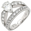 ショーメ CHAUMET ジョゼフィーヌ コレクション ティアラ ダイヤリング ホワイトゴールド K18WG ダイヤモンド リング 指輪 Chaumet 750 18K 18金 9号