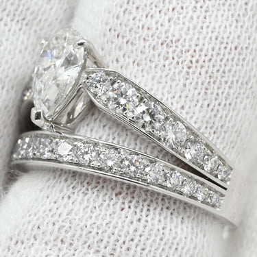 ショーメ CHAUMET ジョゼフィーヌ コレクション ティアラ ダイヤリング ホワイトゴールド K18WG ダイヤモンド リング 指輪 Chaumet 750 18K 18金 9号