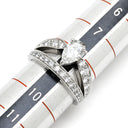 ショーメ CHAUMET ジョゼフィーヌ コレクション ティアラ ダイヤリング ホワイトゴールド K18WG ダイヤモンド リング 指輪 Chaumet 750 18K 18金 9号