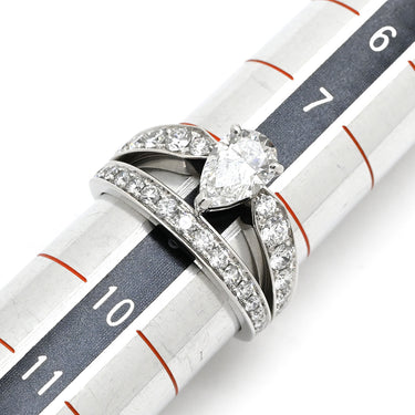 ショーメ CHAUMET ジョゼフィーヌ コレクション ティアラ ダイヤリング ホワイトゴールド K18WG ダイヤモンド リング 指輪 Chaumet 750 18K 18金 9号