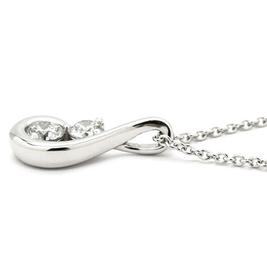 フォーエバーマーク FOREVERMARK Two D collection V2 ダイヤ ペンダント PDPCF66202 プラチナシルバー Pt900 ダイヤモンド Pt850(チェーン) ネックレス 2Pダイヤ