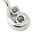 フォーエバーマーク FOREVERMARK Two D collection V2 ダイヤ ペンダント PDPCF66202 プラチナシルバー Pt900 ダイヤモンド Pt850(チェーン) ネックレス 2Pダイヤ