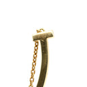 ティファニー Tiffany & Co Tスマイル ペンダント ミディアム ダイヤモンド イエローゴールド K18YG ダイヤモンド ネックレス Au750 Tiffany T smile