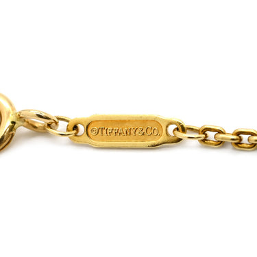 ティファニー Tiffany & Co Tスマイル ペンダント ミディアム ダイヤモンド イエローゴールド K18YG ダイヤモンド ネックレス Au750 Tiffany T smile