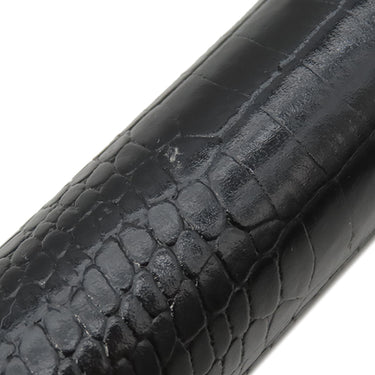 モンブラン Montblanc フローレンス ペンポーチ ブラック レザー ペンケース 黒 ホワイトスター マイスターシュテュック クロコ型押し
