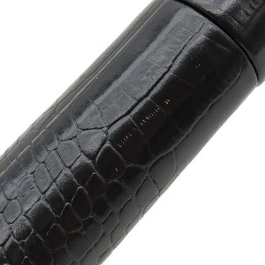 モンブラン Montblanc フローレンス ペンポーチ ブラック レザー ペンケース 黒 ホワイトスター マイスターシュテュック クロコ型押し