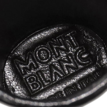 モンブラン Montblanc フローレンス ペンポーチ ブラック レザー ペンケース 黒 ホワイトスター マイスターシュテュック クロコ型押し