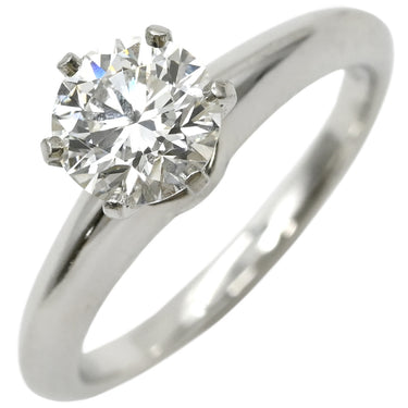 ティファニー Tiffany & Co ソリティア ダイヤリング プラチナシルバー Pt950 ダイヤモンド リング 指輪 T＆Co. 一粒 1P プラチナ 立爪 0.90ct 10号